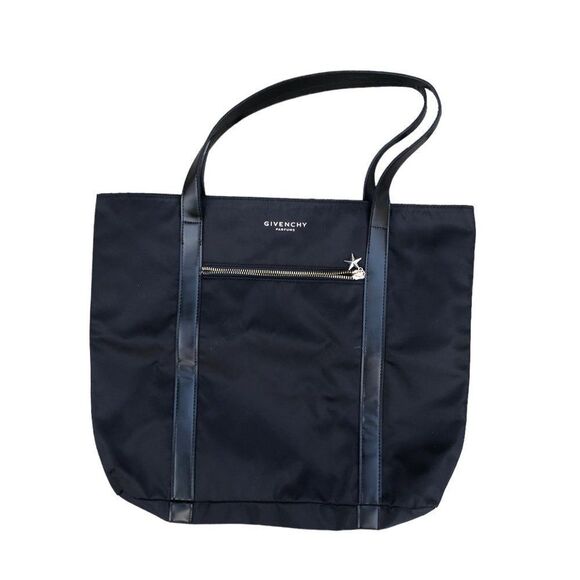 RARE Givenchy Bag Tote Purse 'Givenchy Parfums' Black - Picture 2 of 6